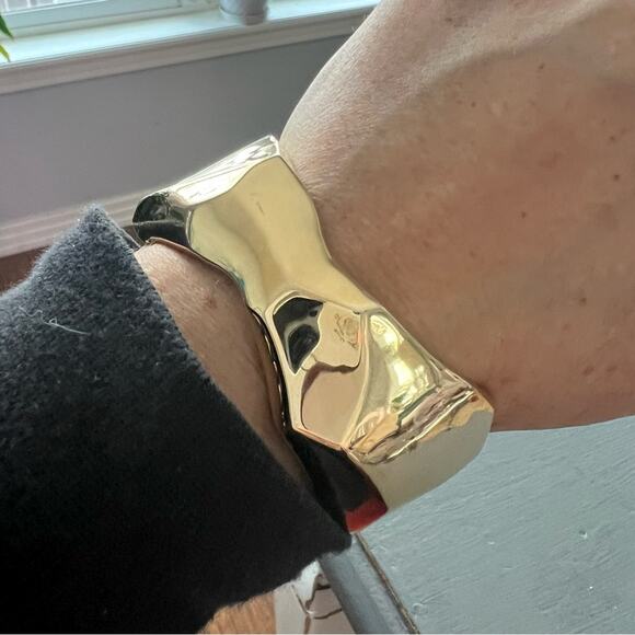 Robert Lee Morris Brass Cuff Bracelet - Picture 11 of 11